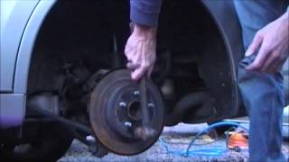 2004 Maxima rear wheel bearing replacement [upl. by Arri]