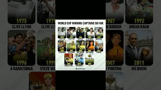 World Cup winning captains list  shorts [upl. by Attecnoc]