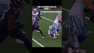 NFL WORST PLAYS WEEK 3 [upl. by Arabella]