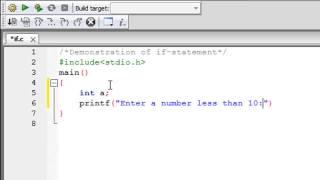 C Programming Tutorial  16 The if Statement [upl. by Ardath]