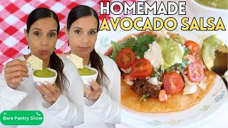 How To Make Avocado Salsa  Better Than Pollo Loco [upl. by Ettelorahc977]