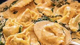 Tortellini Sauce with Creamy Tomato and Spinach  Creamy Tomato Pasta Recipe [upl. by Kenison]