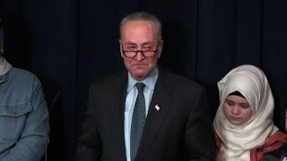 Schumer tears up over unAmerican ban [upl. by Liek642]