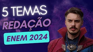 😱 REVELADO O TEMA DA REDAÇÃO DO ENEM 2024 [upl. by Ilrebmik]