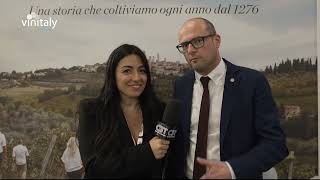 VINITALY  15042024  SINDACO DI SAN GIMIGNANO [upl. by Preiser]