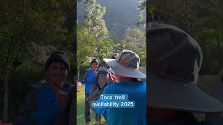 Classic Inca trail to Machupicchu availability 2025  official tour operator  Cusco Andean Hike [upl. by Ylrahc]