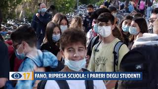 Fano ripresa scuola i pareri degli studenti [upl. by Seravart]