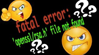 Fix quotfatal error opensslshah file not foundquot Mac M2 Air [upl. by Ahsitneuq]