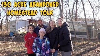 We Bought A 130 Acre Abandoned Homestead  Full Property Tour Of Her Dream Land [upl. by Naerb]