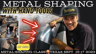 METAL SHAPING with ONLY Hand Tools STEP BY STEP How To Make Compound Curves EASIER THAN YOU THINK [upl. by Joelly]