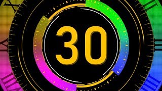 COUNTDOWN TIMER  v 679  30 sec with sound music effects 4K [upl. by Stephenson]