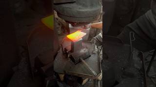 Forging Steel Tools with Industrial Press  ASMR Hammering Sounds So Satisfying [upl. by Adelle]