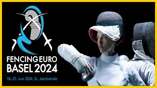 Basel 2024  Day02  Podium  Womens Foil amp Mens Sabre [upl. by Jenda]