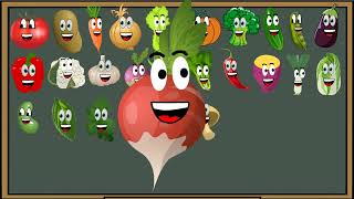 Learn Vegetables  Vegetables Song  The Vegetables Song for Kids Learn from Dedé [upl. by Cristi]