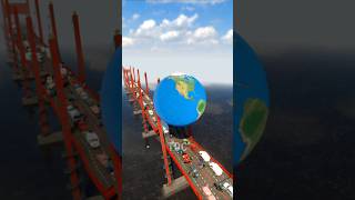 Big and Small Earths vs Bridge [upl. by Neelcaj]