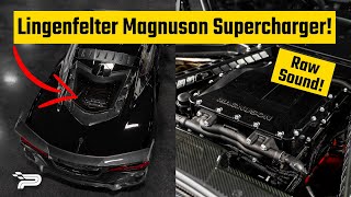 C8 Corvette Lingenfelter Magnuson Supercharger Raw Sounds [upl. by Nuhsyar]