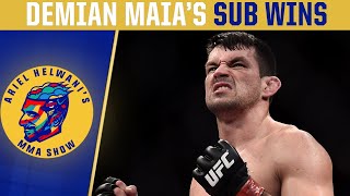 Demian Maia’s UFC submission wins  Turn Back the Clock  Ariel Helwani’s MMA Show [upl. by Ahsienahs]