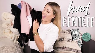 HAUL DE RENTRÉE  JESSAYE ET JE VOUS MONTRE TOUT  👀 [upl. by Adis]