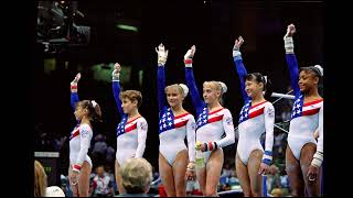 The USA Womens Gymnastics Leotards Were a Nod to the 1996 and 1984 Games [upl. by Treulich]