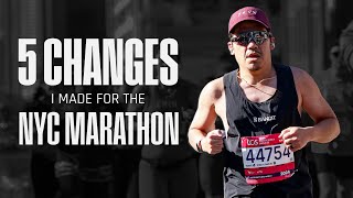 5 changes i made for the 2024 nyc marathon [upl. by Labana272]