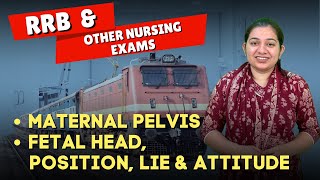 Maternal Pelvis Fetal Head and position Lie and attitude  Mastering RRB Nursing Exams Made Easy [upl. by Alenson101]