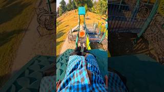 Playground Parkour rooftop slide PoV shorts youtubeshorts rooftopslide [upl. by Quill]