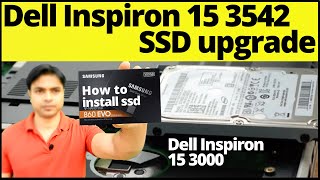 Dell Inspiron 15 3542 SSD upgrade  Dell Inspiron 15 3000 [upl. by Otinauj35]