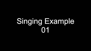 Critical Listening Singing Example 01 [upl. by Eterg]