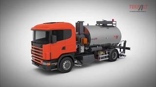 TEKFALT sprayFALT Bitumen Sprayer Tanker [upl. by Denni]