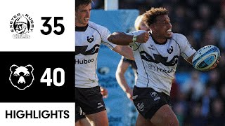 NINEMINUTE HATTRICK INSPIRES INCREDIBLE COMEBACK Highlights Exeter Chiefs vs Bristol Bears [upl. by Mccreary]