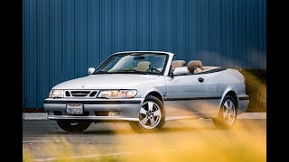 OG 93 2002 Saab 93 SE Convertible Tour and Drive [upl. by Nyladgam]