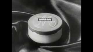 Mum Cream Deodorant Commercial 1950s [upl. by Ailak143]