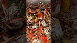 Crab boil  deliciousfood cooking food bluecrab louisiana [upl. by Iosep]