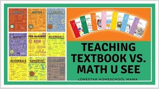 TEACHING TEXTBOOK OR MATH U SEE Review [upl. by Nami]