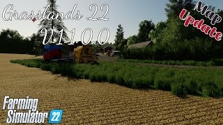 Map Update  Grasslands 22  V1100  Farming Simulator 22 [upl. by Wood444]