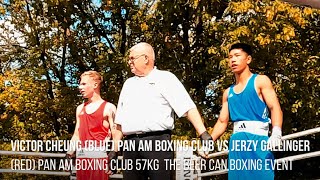 4K Quality Victor Cheung BLUE VS Jerzey Gallinger RED 57kg EXHIBITION The Beer Can Boxing Event [upl. by Rolyab926]