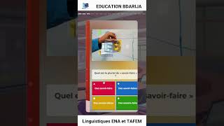 Linguistique Sémantique  Langues et compréhension pour TAFEM et ENA quiz [upl. by Troxell]