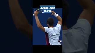 Carlos Alcaraz  Casper Ruud Crazy Point Us Open [upl. by Willis]