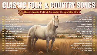 Classic Folk Songs 💖 The Best Of Classic Folk Songs 70s  Simon amp Garfunkel John Denver Bob Dylan [upl. by Armilda]