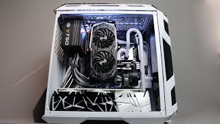 Timelapse Build  Cooler Master MasterCase H500M Monochrome [upl. by Yrreiht135]