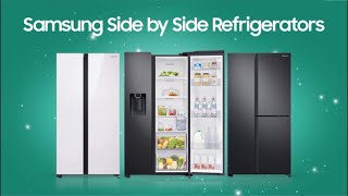 Samsung Sidebyside Refrigerators [upl. by Anaujat]