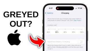 How to FIX Optimized Battery Charging Greyed Out on iPhone 16 [upl. by Dagny]