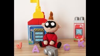 Los increíbles 2 JACK JACK Amigurumi tutorial [upl. by Micro]