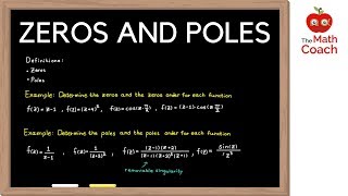 Zeros and Poles  Removable Singularity  Complex Analysis 7 [upl. by Weikert]