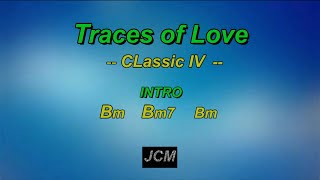 Traces of Love  Karaoke wChords [upl. by Anila]