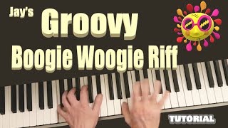 Boogie Woogie Piano Lesson  Beginners Easy Tutorial Groovy😎Blues Riff Step by Step [upl. by Ermin]