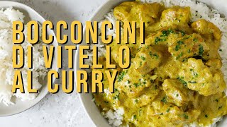 Bocconcini di vitello al curry  Ricette spezzatino  Chef Deg [upl. by Clymer]