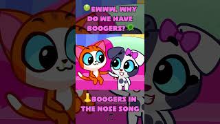 👃I GOT BOOGERS 🎵 BOOGER IN THE NOSE SONG 😻LEARN HYGIENE RULES 🧼 hygiene animation [upl. by Diena]