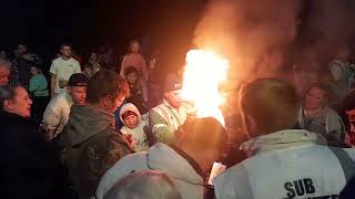 The Youngster First  Flaming Tar Barrels 2024 Ottery St Mary [upl. by Flan699]