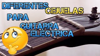 Tipos de CEJUELA para Guitarra 🤔 ¿Hueso Bronce Grafito o Graphtech TRUCO para Ajustar una Cejuela [upl. by Jacobs332]